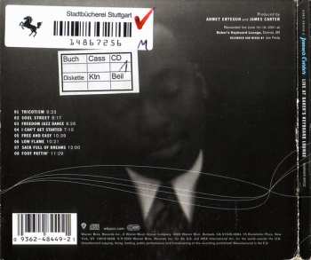 CD James Carter: Live At Baker's Keyboard Lounge