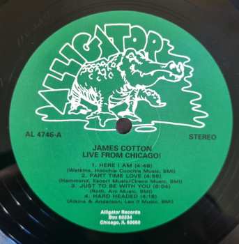 LP James Cotton And His Big Band: Live From Chicago! - Mr. Superharp Himself!
