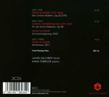 3CD/Coffret Franz Schubert: Song Cycles: Die Schöne Müllerin・Winterreise・Schwanengesang