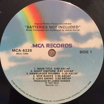 LP James Horner: Batteries Not Included (Original Motion Picture Soundtrack)