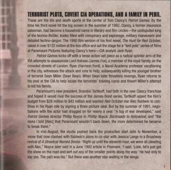 2CD James Horner: Patriot Games (Music From The Motion Picture)