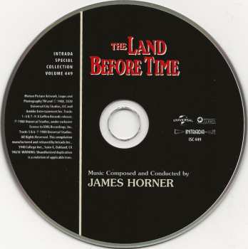 CD James Horner: The Land Before Time (Music From The Motion Picture)