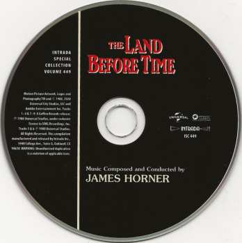 CD James Horner: The Land Before Time (Music From The Motion Picture)