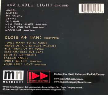 2CD James McCartney: The Complete EP Collection