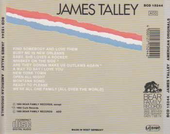 CD James Talley: American Originals