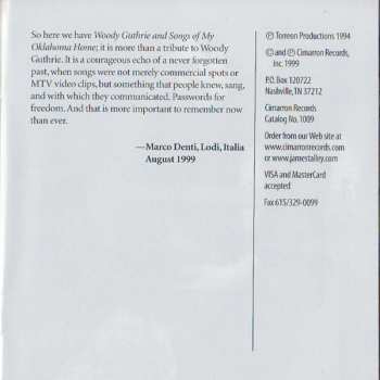CD James Talley: Woody Guthrie And Songs Of My Oklahoma Home