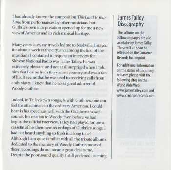 CD James Talley: Woody Guthrie And Songs Of My Oklahoma Home