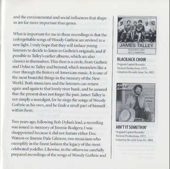 CD James Talley: Woody Guthrie And Songs Of My Oklahoma Home