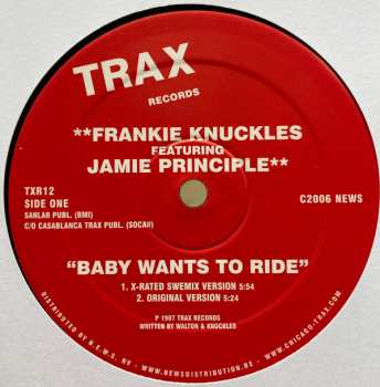 LP Jamie Principle: Baby Wants To Ride