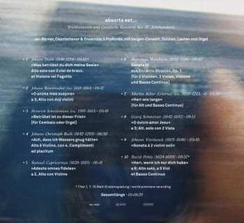 CD Jan Börner: Absorta Est...