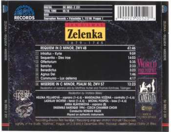CD Jan Dismas Zelenka: Requiem • Miserere