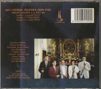 CD Jan Dismas Zelenka: Trio Sonatas 4-6