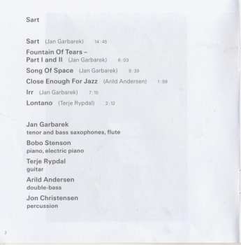 3CD/Coffret Jan Garbarek: Dansere