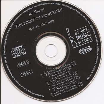 CD Jan Reimer: The Point Of No Return