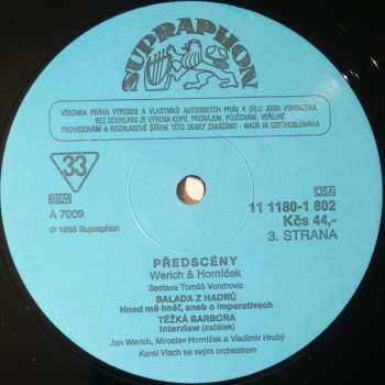 2LP Jan Werich: Předscény