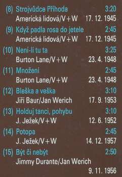 LP Jan Werich: Zpívá Jan Werich