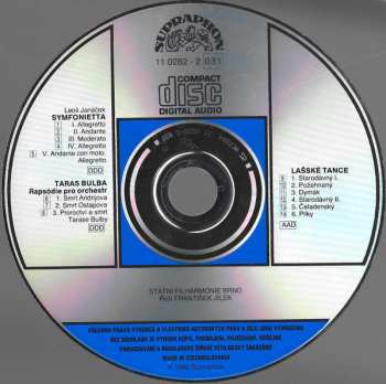 CD Leoš Janáček: Sinfonietta / Taras Bulba / Lachian Dances