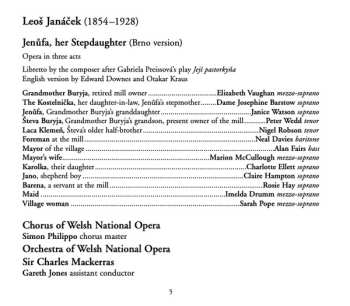 2CD/Coffret Sir Charles Mackerras: Jenufa, Her Stepdaughter