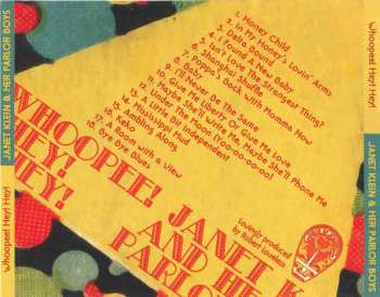 CD Janet Klein And Her Parlor Boys: Whoopee! Hey! Hey! (Songs To Cheer In Tumultuous Times)
