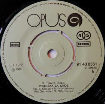 SP Janez Puh: I'd Love You To Want Me / Pesnička Za Groš