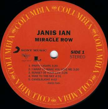 LP Janis Ian: Miracle Row