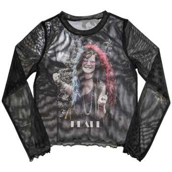 Merch Janis Joplin: Femmes Long Sleeve T-shirt Pearl Garden