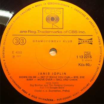 LP Janis Joplin: Janis Joplin