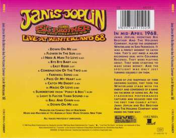 CD Big Brother & The Holding Company: Live At Winterland '68