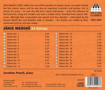 CD Jonathan Powell:  24 Dainas (Preludes)