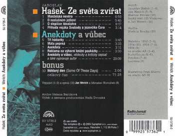 CD Jaroslav Hašek: Ze Světa Zvířat / Anekdoty A Vůbec