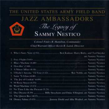 CD The Jazz Ambassadors Of The United States Army Field Band: The Legacy Of Sammy Nestico