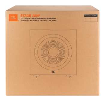 Technique audio JBL Stage 220P - Aktivní Subwoofer, 12", 250 W Rms - Bílá