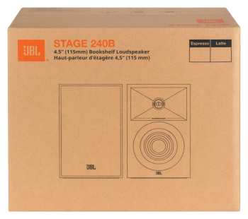 Technique audio JBL Stage 240B - 2-pásmové Regálové Reprosoustavy, 75 W Rms, 4,5" - černá