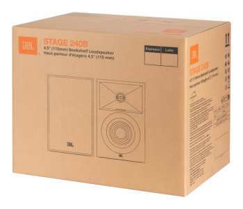 Technique audio JBL Stage 240B - 2-pásmové Regálové Reprosoustavy, 75 W Rms, 4,5" - černá