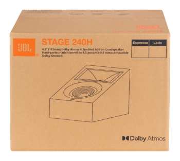 Technique audio JBL Stage 240H - 2-pásmové Dolby Atmos Modulové Reprosoustavy, 4,5" - Bílá