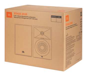 Technique audio JBL Stage 250B - 2-pásmové Regálové Reprosoustavy, 75 W Rms, 5,25" - černá