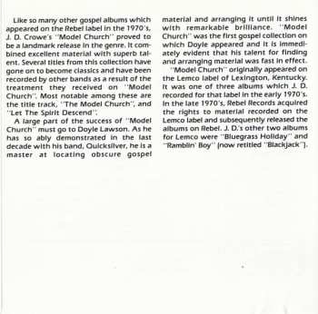 CD J.D. Crowe: The Model Church