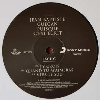 2LP Jean-Baptiste Guegan: Puisque C'Est Ecrit LTD