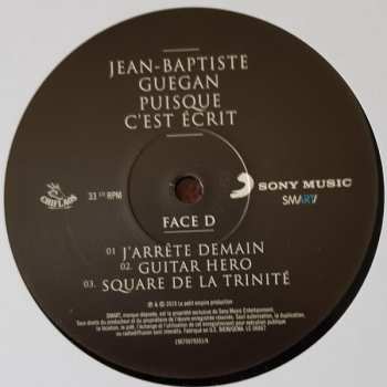 2LP Jean-Baptiste Guegan: Puisque C'Est Ecrit LTD