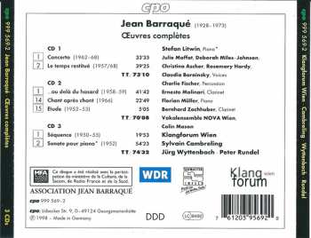 3CD Jean Barraqué: Oeuvres Completes
