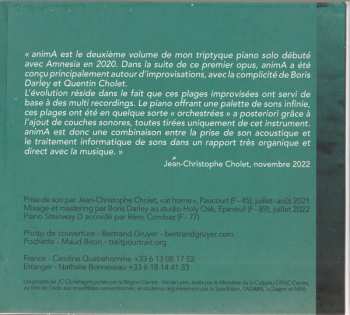 CD Jean-Christophe Cholet: Anima