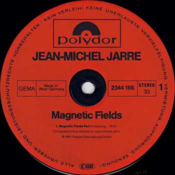 LP Jean-Michel Jarre: Magnetic Fields