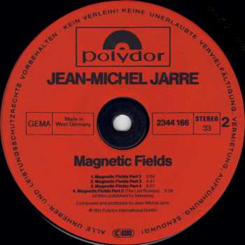LP Jean-Michel Jarre: Magnetic Fields