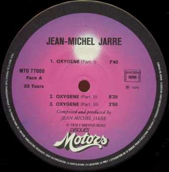 LP Jean-Michel Jarre: Oxygène