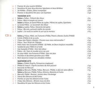 2CD/Coffret Raphaël Pichon: Castor & Pollux (1754)