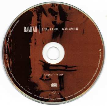 CD Jean-Philippe Rameau: Opera & Ballet Transcriptions