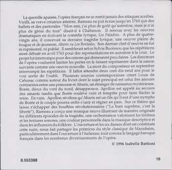 CD Jean-Philippe Rameau: La Naissance D'Osiris (Suite For Orchestra) / Abaris Ou Les Boréades (Suite And Dances)