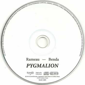 CD Jean-Philippe Rameau: Pygmalion