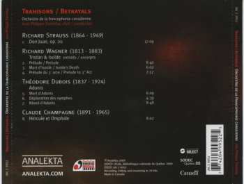 CD Jean-Philippe Tremblay: Trahisons / Betrayals