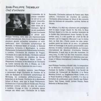 CD Jean-Philippe Tremblay: Trahisons / Betrayals